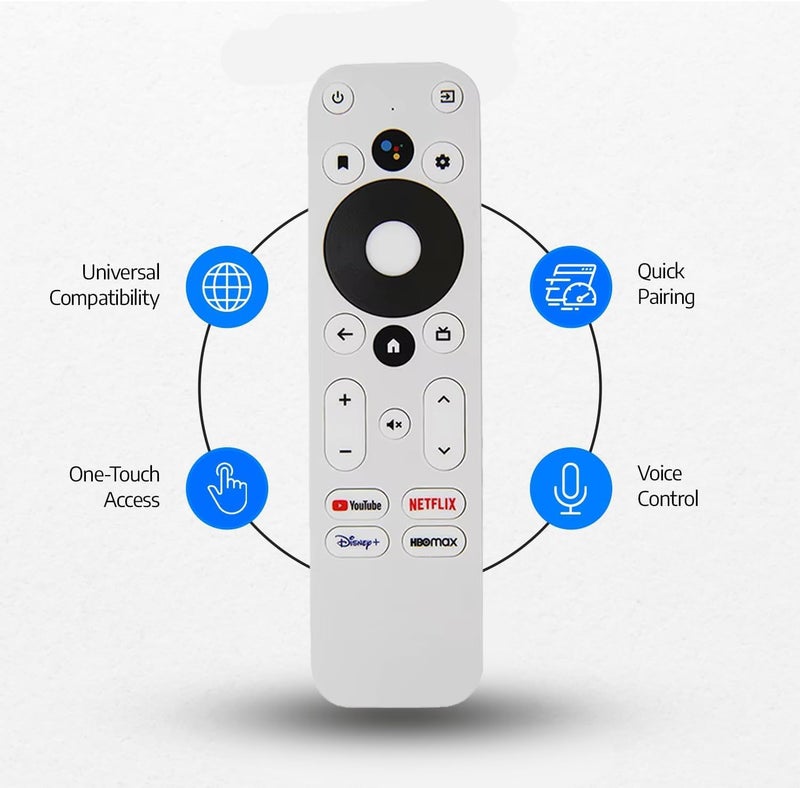 LOMCA Replacement Remote Control Voice Remote for Mecool KM2 / KM2 Plus TV Box Compatible with ONN Android FHD 4K UHD Streaming Stick TV Box 100024646 100026240 - Image 4