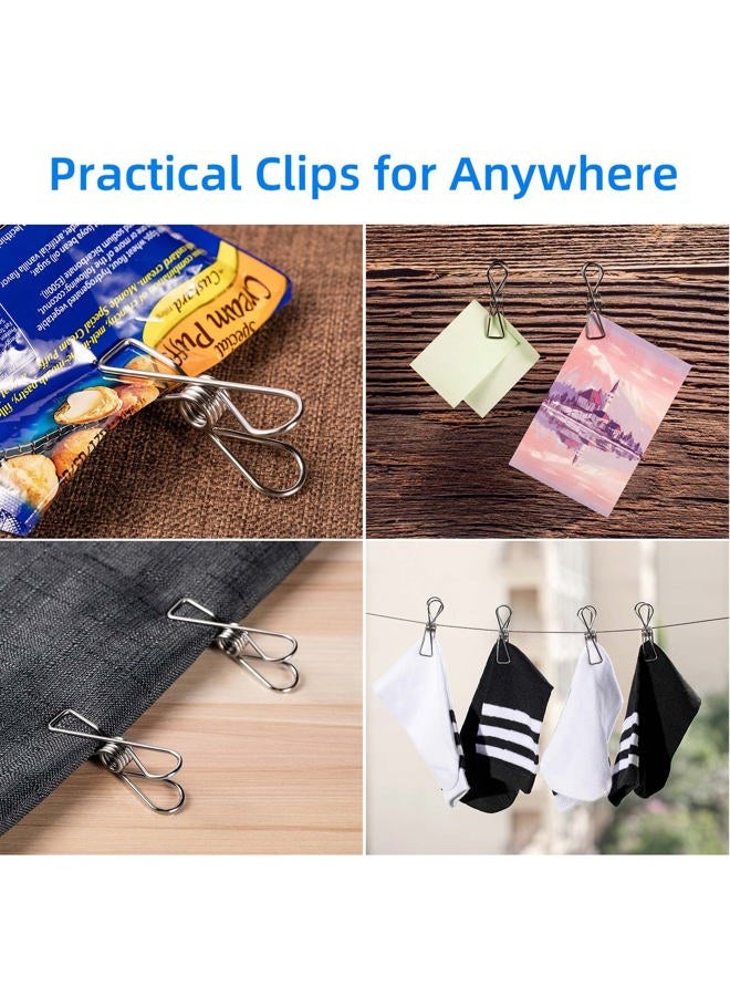 Vida Picks 40 Pack Wire Clothes Pins Heavy Duty Outdoor, Stainless Steel ClothesPins for Hanging Clothes, Metal Clothes Pegs, Clothing Clips, Laundry Pins 2.0mm Diameter 6cm Long - Image 5