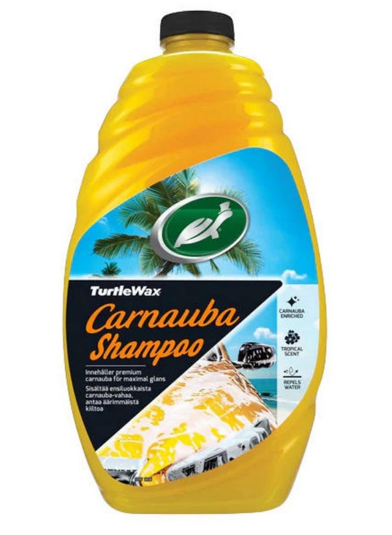 TurtleWax Carnauba Tropical Wash And Wax Shampoo – Shine & Protection In One 1.42L - Image 1