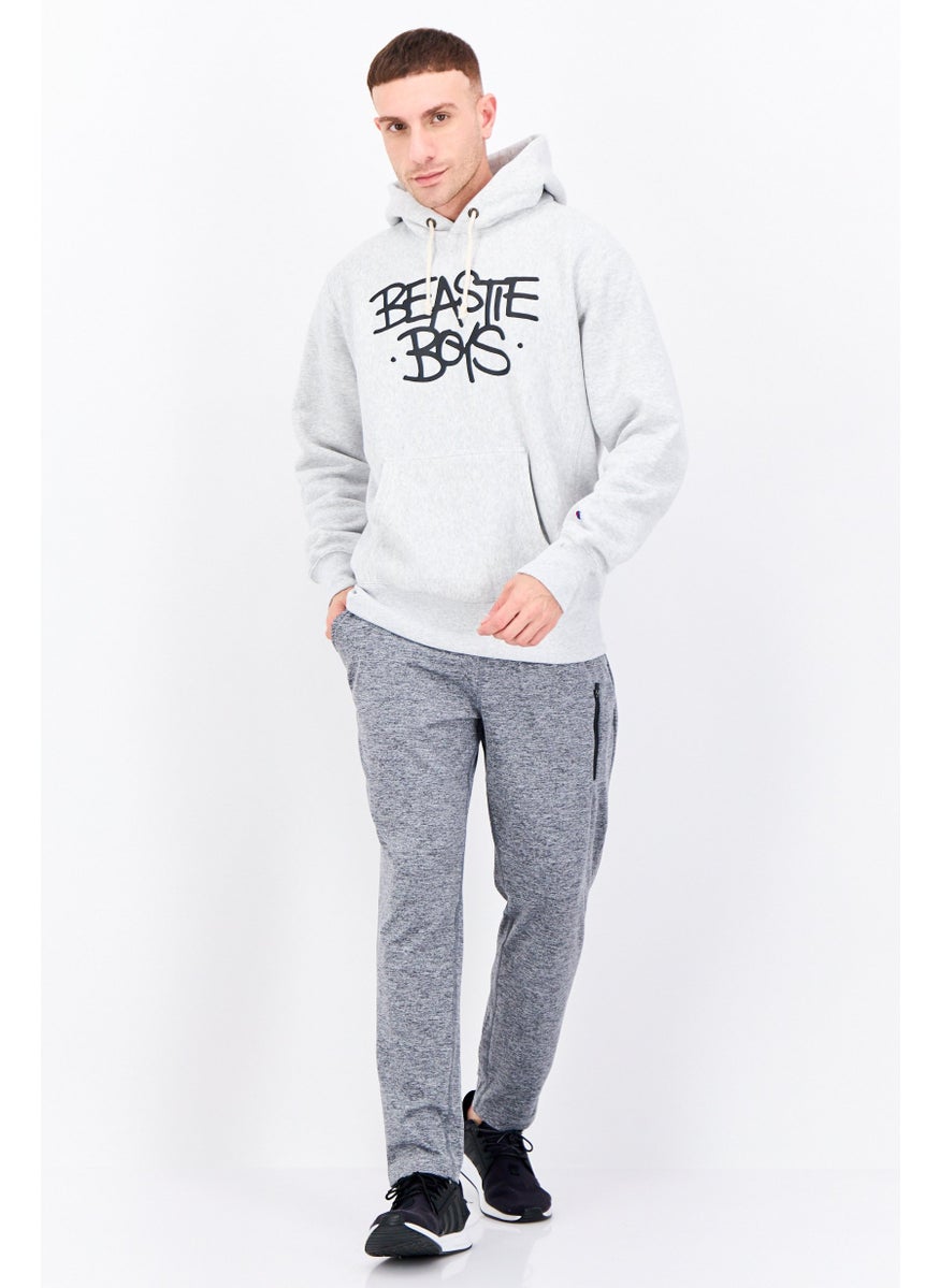 Champion - Men Sportswear Fit Long Sleeve Outdoor Hoodies, Grey Heather - Image 1