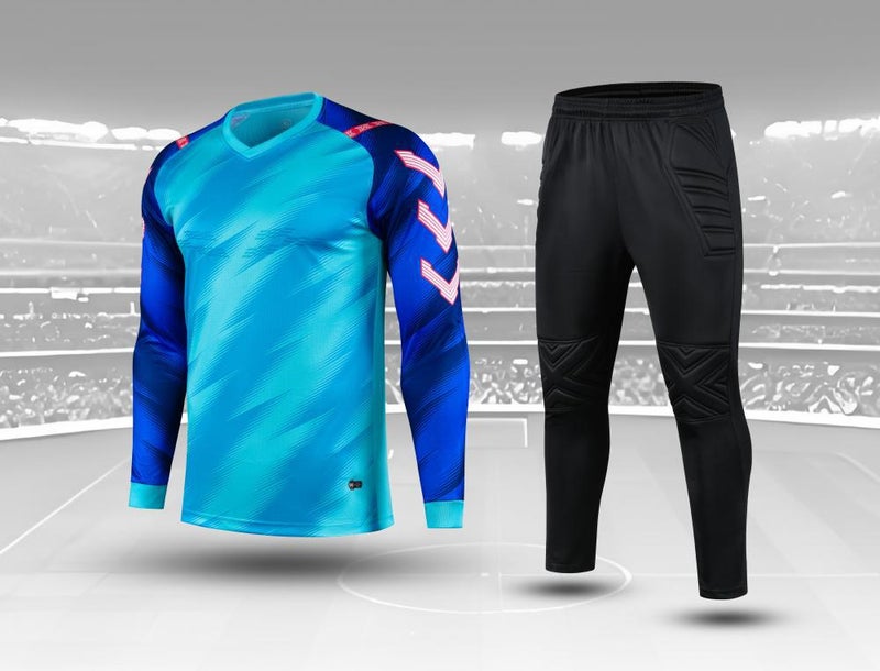 Football Goalkeeper Uniforms, Sports Training Team Uniforms for Children and Adults, Can Be Printed with Images, Text, and Numbers for the 2026 World Cup - Image 1