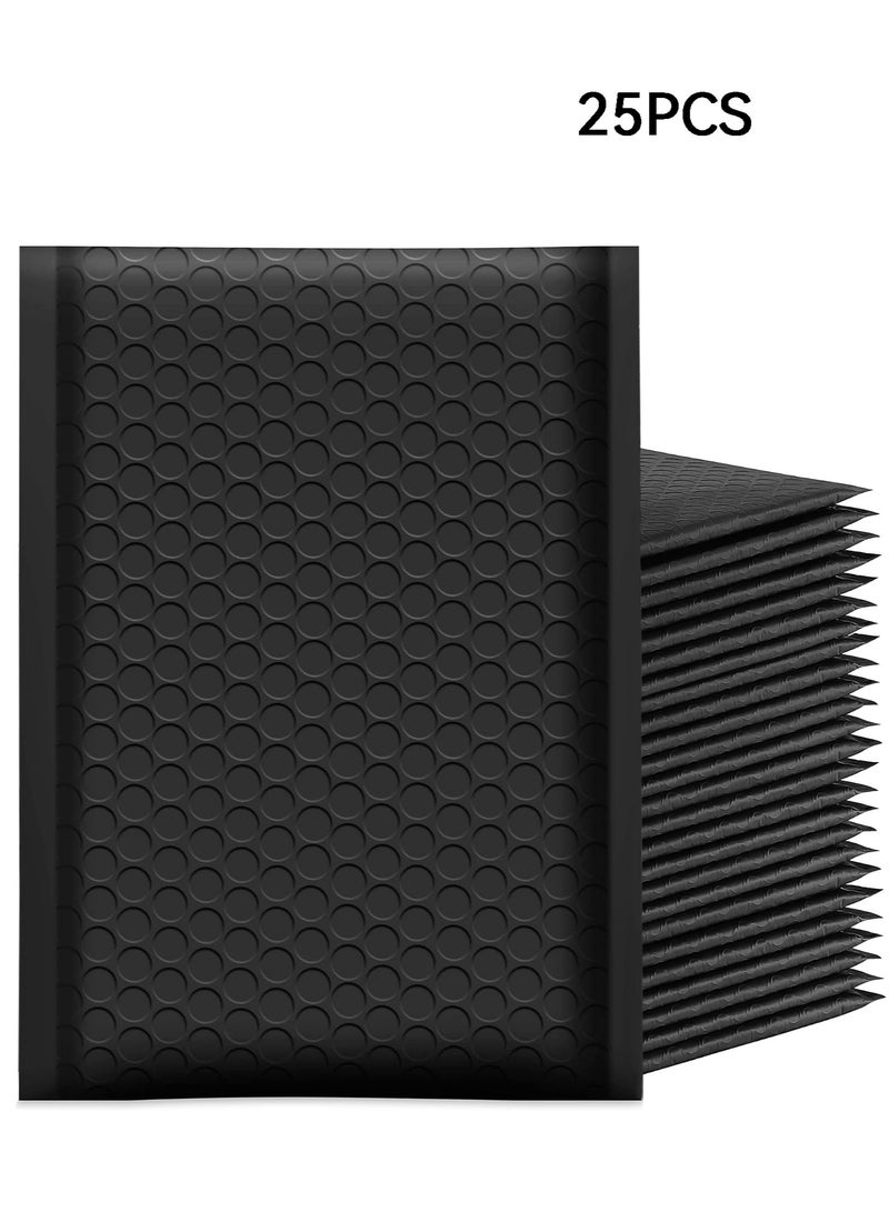 Generic 25PCS Self-Seal Bubble Out Bags,Express packaging bag,Bubble envelope,(Black,26x16.5cm)  - Image 1