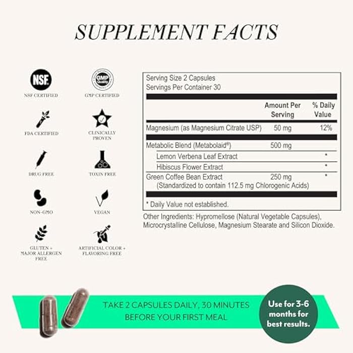 VERACITY SELFCARE Veracity Metabolism Ignite - Boosts GLP-1 to Reduce Appetite and Cravings for Clinically Proven Weight Loss - Natural GLP-1 & Metabolic Support Supplement - Burns Fat - Side Effect Free - 30 Serving - Image 3