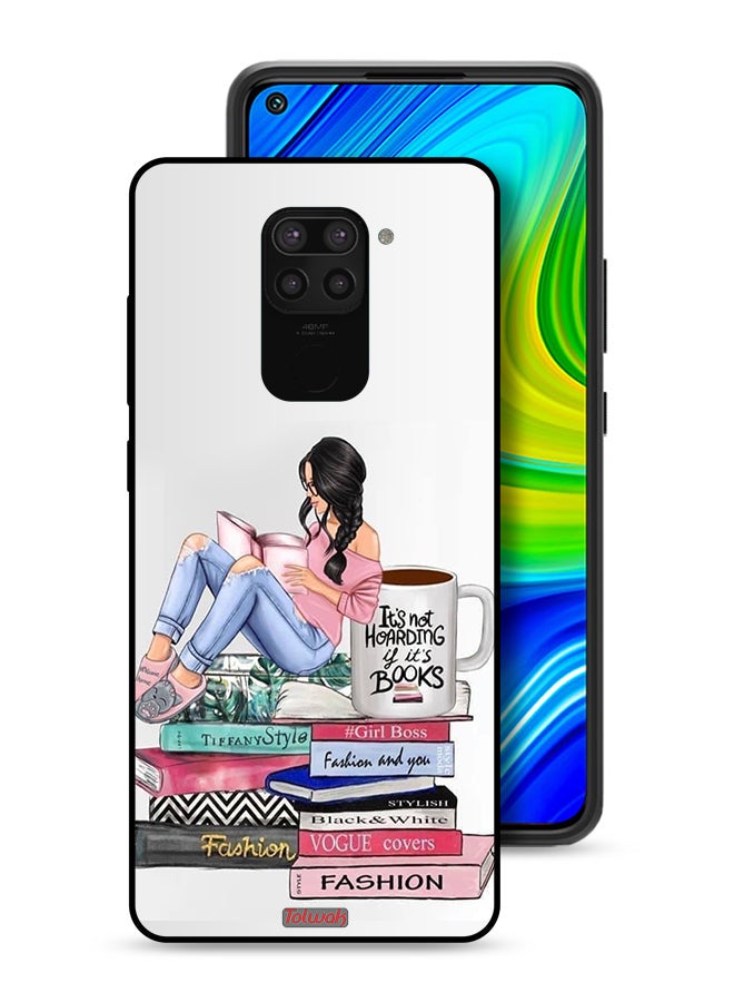 Tolwak غطاء حماية لجهاز شاومي ريدمي نوت 9 للفتيات وكتب الموضة والفن - Image 1