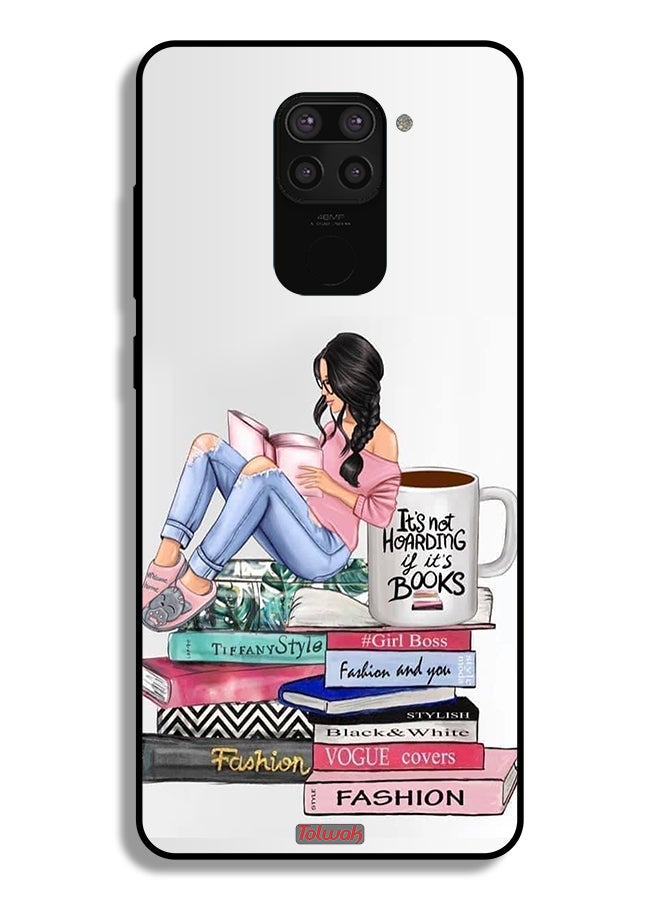 Tolwak غطاء حماية لجهاز شاومي ريدمي نوت 9 للفتيات وكتب الموضة والفن - Image 2