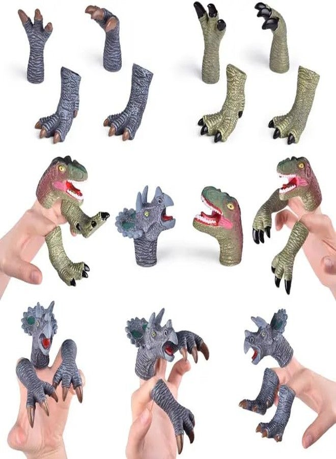 Sawkirp darshraj Dinosaur Five Finger Puppet for Stress Anxiety Relief Prank Toys (Color May Vary depending Upon availablity) - Image 2