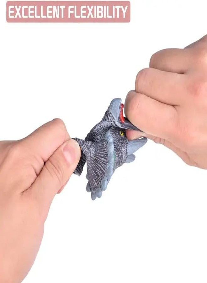 Sawkirp darshraj Dinosaur Five Finger Puppet for Stress Anxiety Relief Prank Toys (Color May Vary depending Upon availablity) - Image 3