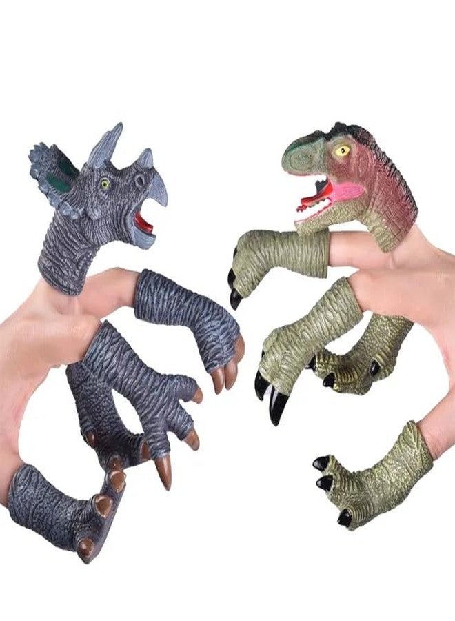 Sawkirp darshraj Dinosaur Five Finger Puppet for Stress Anxiety Relief Prank Toys (Color May Vary depending Upon availablity) - Image 1