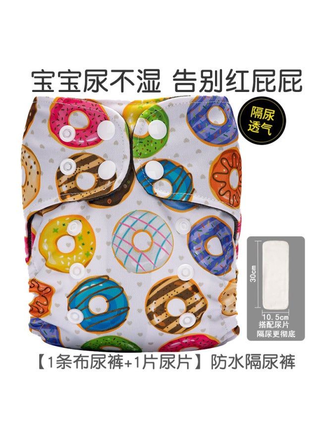 Newborn Baby Diaper Pants Polar Fleece Urine Ring Breathable Washable Baby Training Pants Waterproof Leak-proof Pants