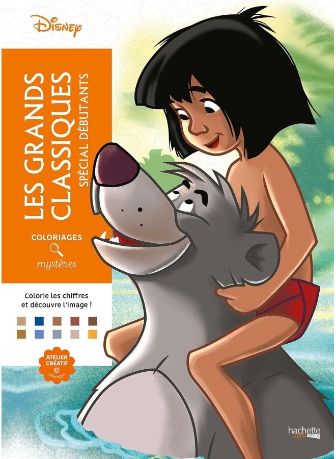 Coloriages mystères Disney - Grands classiques Spécial débutants - Image 1