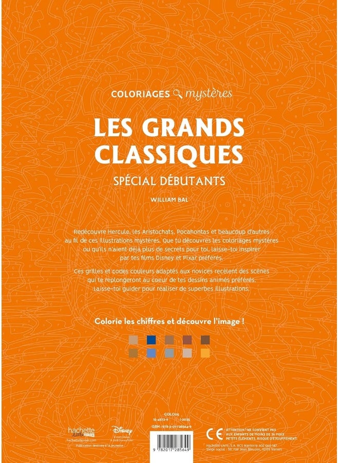 Coloriages mystères Disney - Grands classiques Spécial débutants - Image 2