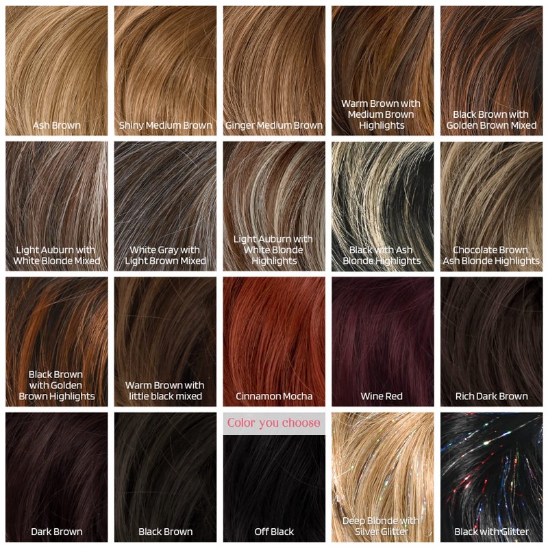 HOOJIH Messy Bun Hair Piece, Super Long Tousled Updo Bun Extensions Wavy Hair Wrap Ponytail Hairpieces Scrunchies with Elastic Hair Band for Women HB007 Grace - Off Black - Image 5