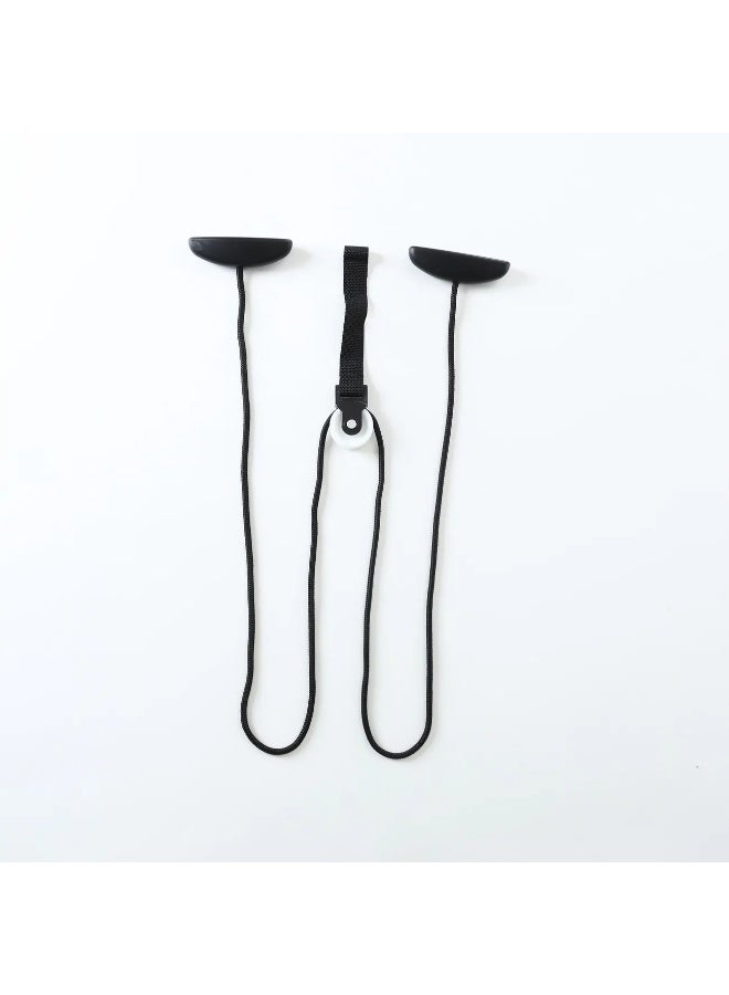 Goolsky Adjustable Shoulder Arm & Back Exercise Rope with Pulley System, 2m-2.5m Length, Portable Fitness Equipment for Post-Surgery Recovery, Durable PVC & Nylon Material, Black - Image 2