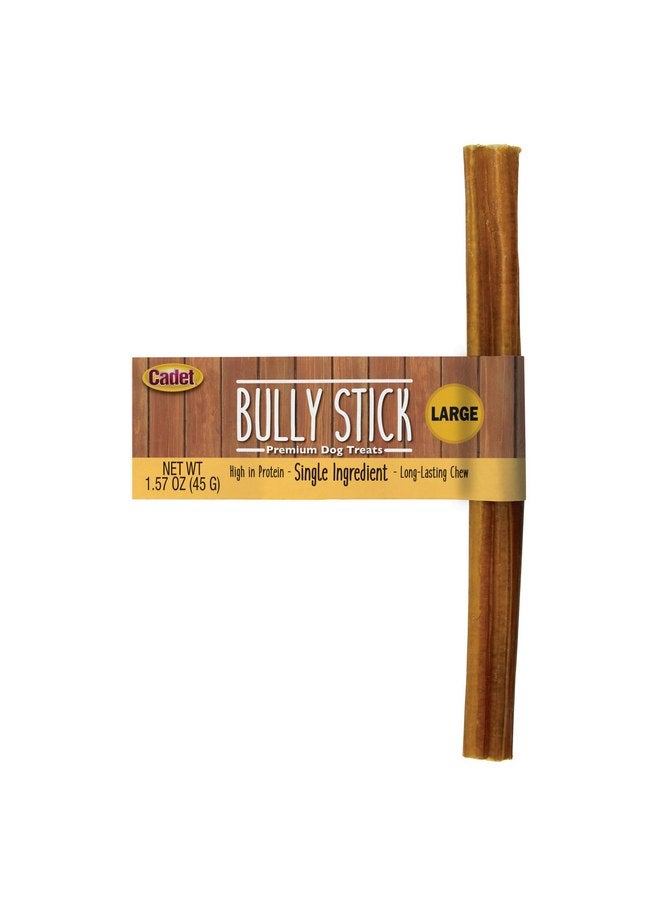 Cadet Bully Hide Sticks for Large Dogs - All-Natural Beef Pizzle, High Protein, Low Fat, Long-Lasting, Grain & Rawhide-Free Dog Chews for Aggressive Chewers, Large (1 Count) - Image 1