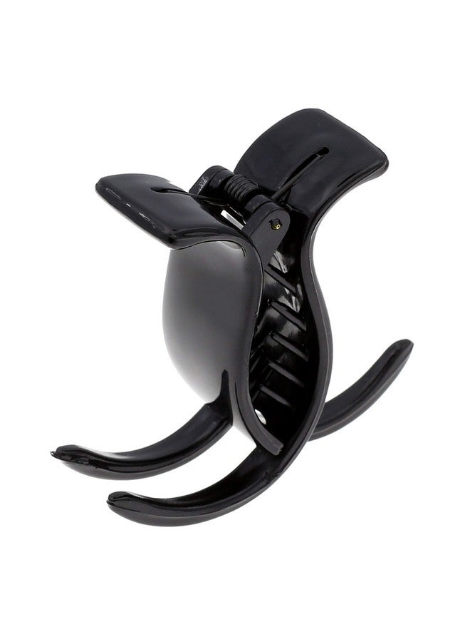 CAMILA مشبك شعر فرنسي Nv07 من باريس للنساء باللون الأسود 3 أسنان لحامل ذيل الحصان مشابك شعر للفتيات قبضة قوية لا تنزلق مصنوعة في فرنسا - Image 1