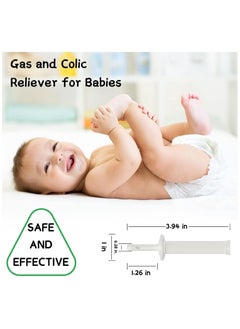 VKL Gas and Colic Reliever for Babies, Natural Solution for Newborns Colic and Gas Relief, Safe and Effective Instant Infant Gas Relief（18 Count） (Gas Relief(18))  - Image 1