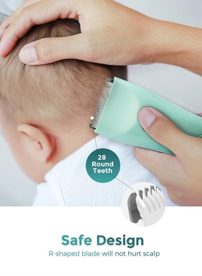 Baistom Baby Hair Clippers, Quiet & Dual-Mode Hair Cutting for 0-12, Waterproof Rechargeable & Cordless Hair Trimmer for Infant Toddler & Kids - Image 4