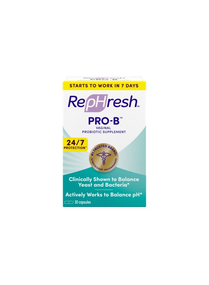Rephresh RepHresh Pro-B Probiotic Supplement for Women, 30 Oral Capsules 