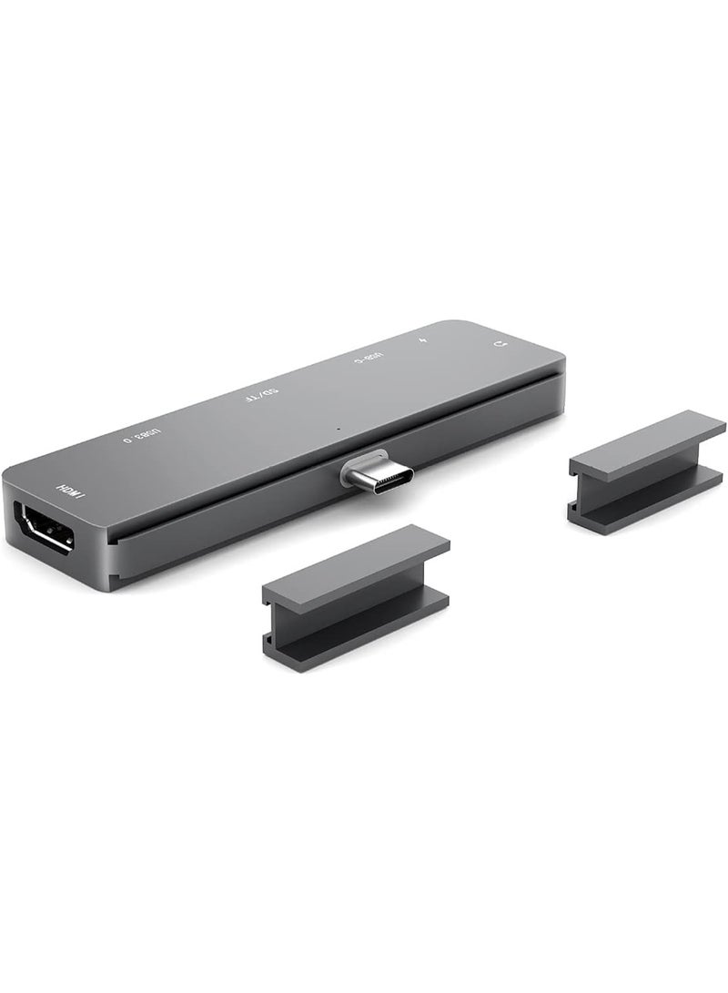 Arabest USB C Hub Adapter Multiport, for 4K HDMI, USB C PD Fast Charging and SD - Dongle Compatible for iPad Pro 2020 2018,for iPad Air4, for MacBook Pro/Air, and More (7 in 1 USB C HUB Space Grey) - Image 4