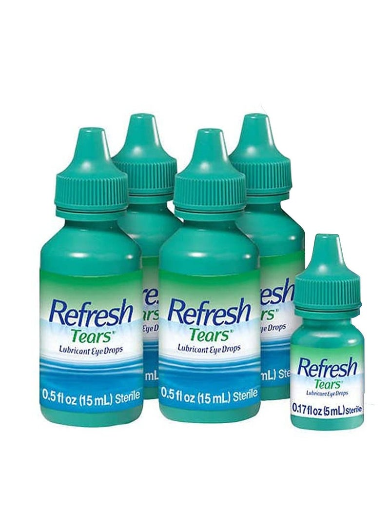 Tears Lubricant Eye Drop Value Pack 5 bottles
