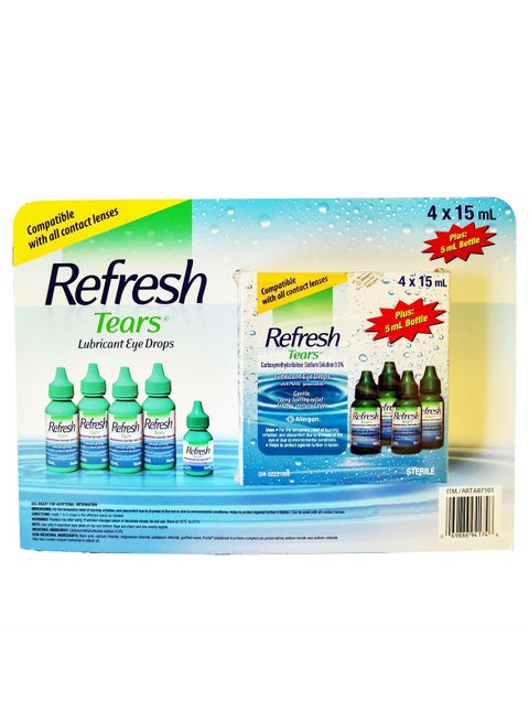 Tears Lubricant Eye Drop Value Pack 5 bottles
