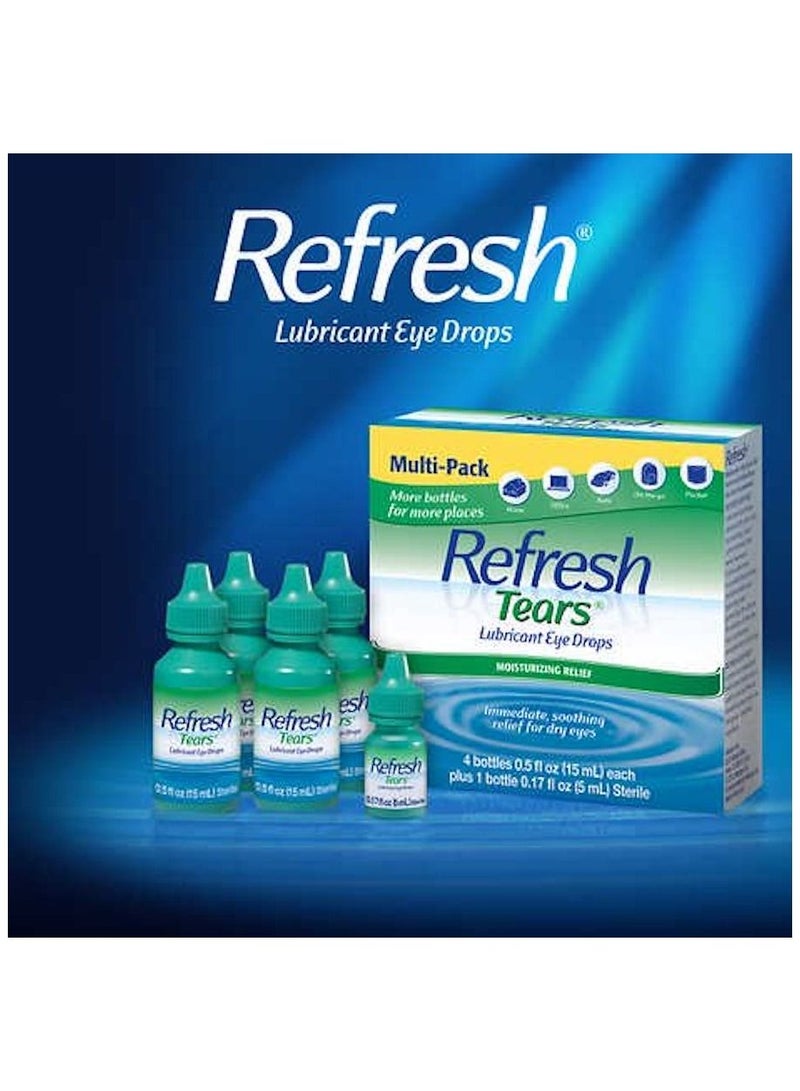 Tears Lubricant Eye Drop Value Pack 5 bottles