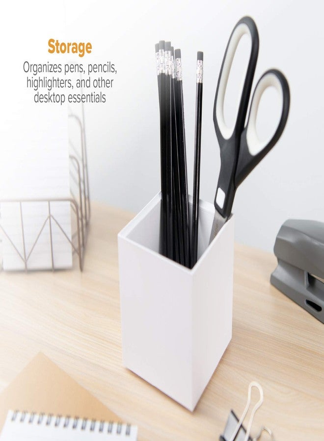 Bostitch Office Konnect Pencil Cup Desk Organizer, Pen Cup, White - Image 2
