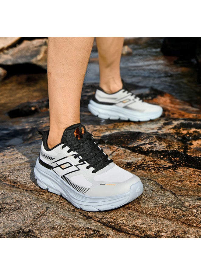 Lotto Men's Casual Outdoor Hiking Sports Leather Waterproof Trail Running Shoes Water Blue Size 43 - Image 2