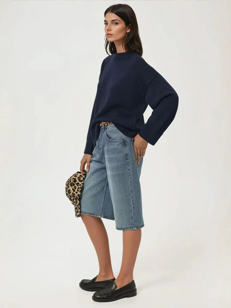 HICCUP Crew Neck Cozy Sweater