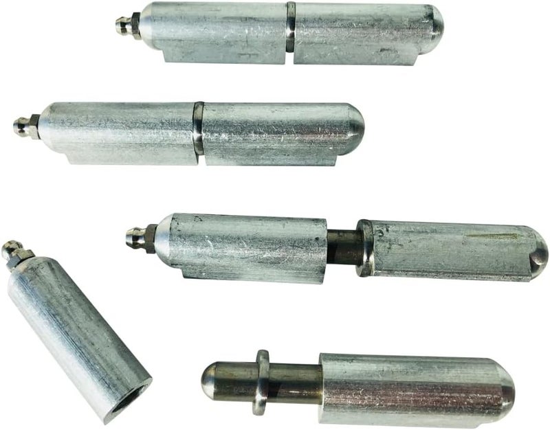LavaLock 4" Aluminum Weld on Bullet Hinge Stainless Steel Bushing & Pin w/Zerk Grease Fitting (4) - Image 1