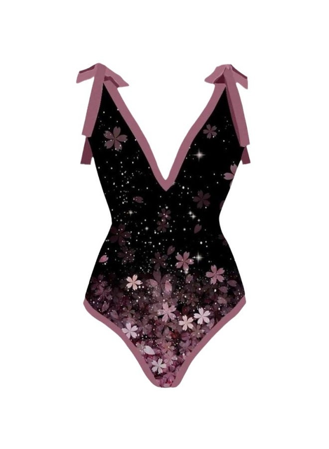 إسكدنيا 2023 ملابس سباحة شبكية أوروبية وأمريكية ملتصقة لتغطية البطن أثناء العطلة والشاطئ والربيع الساخن - اللون: مقاس البدلة: M - Image 3