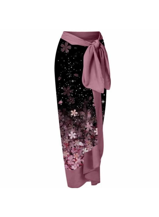 إسكدنيا 2023 ملابس سباحة شبكية أوروبية وأمريكية ملتصقة لتغطية البطن أثناء العطلة والشاطئ والربيع الساخن - اللون: مقاس البدلة: M - Image 2