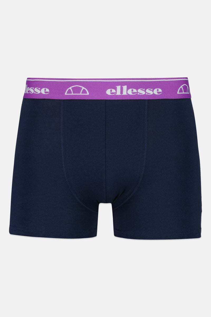 Ellesse شورتات ثلاث قطع للرجال بشعار العلامة التجارية، متعدد الألوان - Image 5