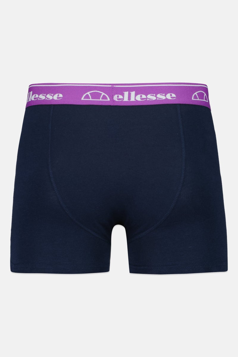 Ellesse شورتات ثلاث قطع للرجال بشعار العلامة التجارية، متعدد الألوان - Image 2