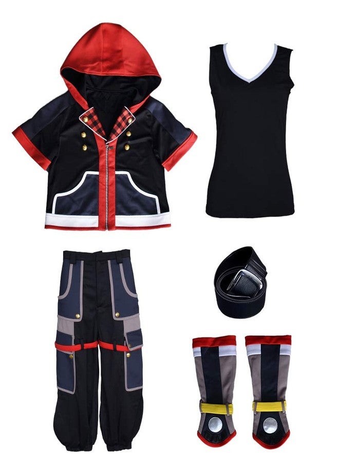 miccostumes Men's Hearts Cosplay Costume Halloween Outfit Jacket Pants Belt (M) - Image 3