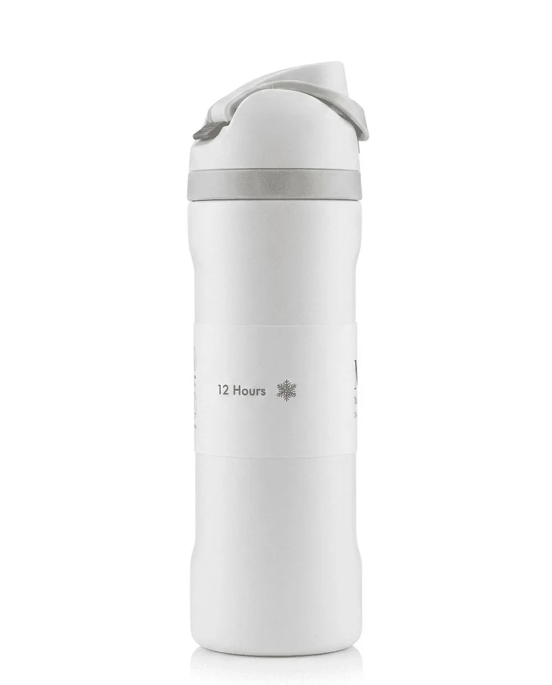 مويا Moya "True Tide"  24oz Insulated Sustainable Water Bottle White