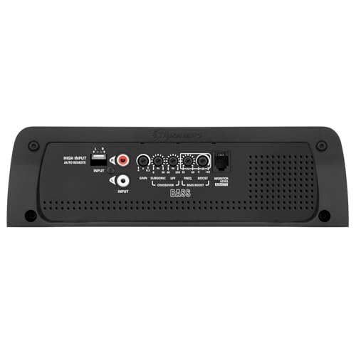 Taramp's مضخم الصوت Taramps BASS 1200 1 أوم 1 قناة MOSFET 1200 واط RMS، مونوبلوك، تقاطع، تعزيز الجهير، إدخال RCA/مستوى عالٍ، فئة D، نظام صوت السيارة مع جهاز التحكم عن بُعد لمستوى المراقبة، رائع لمكبرات الصوت السفلية - Image 5