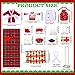 Glimin 1 Set Christmas Doll Accessories Kits 2026 Includes Apron Chef Hat Hammock Swing Sleeping Bag Bathrobe Sweater Dress Headwear Scarf Ear Muffs Eye Mask Glasses ShoesSnowflake - Image 4