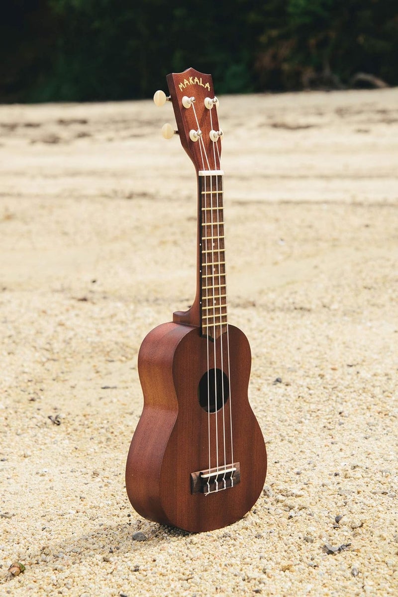 Kala Makala Soprano Ukulele by Kala MK-S Bundle with a Tote Bag, Tuner and Lumintrail Polishing Cloth - Image 5