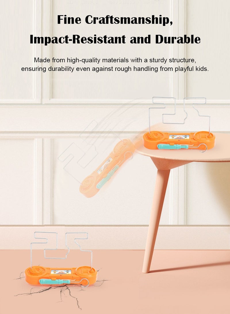 Buzz Wire Steady Hand Maze Game Intensive Exercise Educational Toy for Kids, House Shape - Image 5