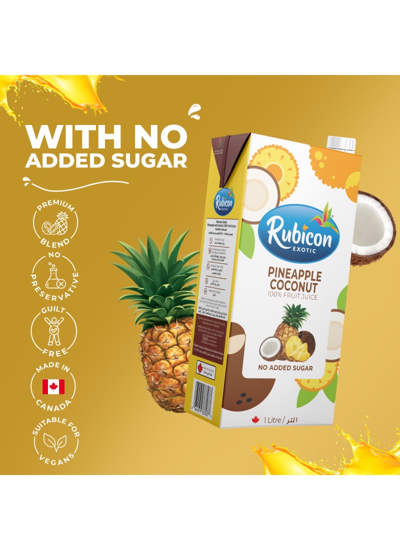 Rubicon Pineapple Coconut Fruit Juice, No Added Sugar - Image 3