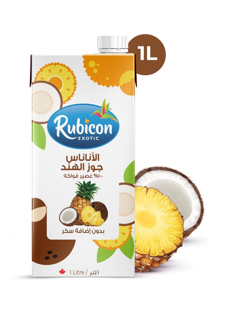 Rubicon Pineapple Coconut Fruit Juice, No Added Sugar - Image 2