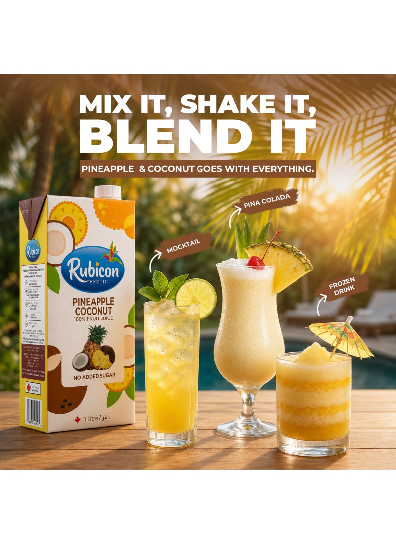 Rubicon Pineapple Coconut Fruit Juice, No Added Sugar - Image 5