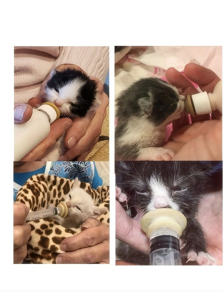 مجموعة حقن تغذية الحيوانات الأليفة مع مصعد, أداة تغذية السيليكون لجر القطط, القطط حديثة الولادة, الكلاب, الحيوانات الصغيرة, الأرانب, حقن تغذية, حقن سائلة, منتجات تغذية القطط, حلمات استبدال للأرانب, الحيوانات الصغيرة, السنجاب, زجاجات القط الصغيرة - Image 4