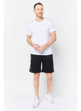 Algspar Men Brand Logo Basic Short, Black  - Image 4