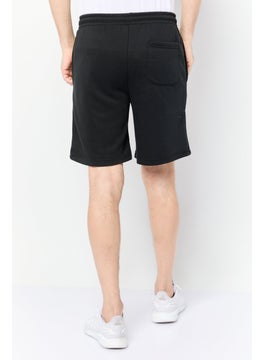 Algspar Men Brand Logo Basic Short, Black  - Image 3