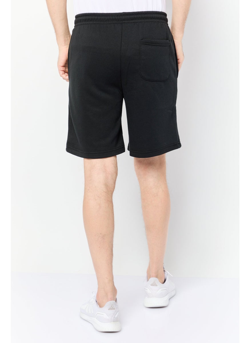 Algspar Men Brand Logo Basic Short, Black  - Image 3