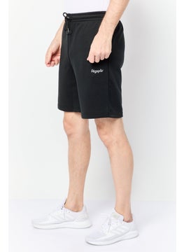 Algspar Men Brand Logo Basic Short, Black  - Image 2