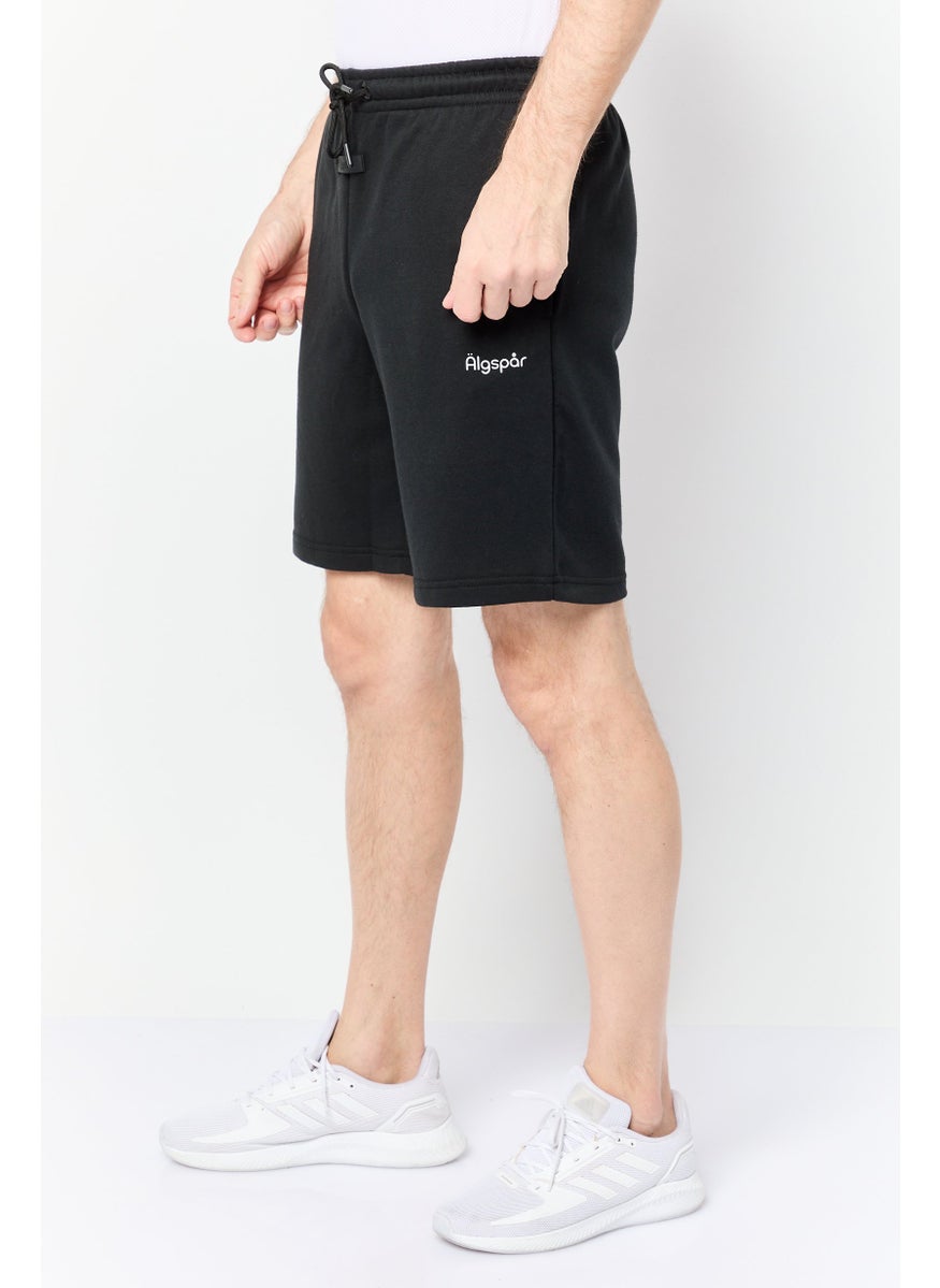 Algspar Men Brand Logo Basic Short, Black  - Image 2