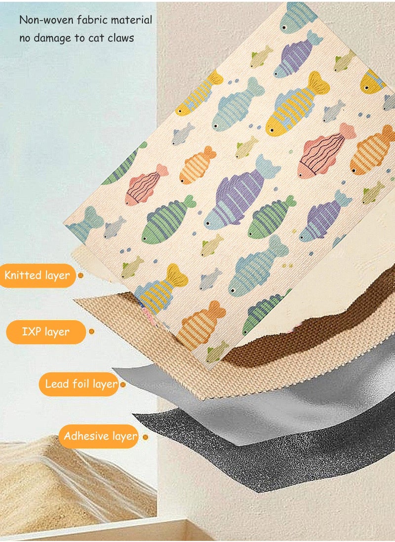 Kidle - Cat Climbing Stickers Wear-Resistant and Scratch-Resistant Cat Scratching Stickers Multifunctional Wall Stickers Cat Climbing Scratching Boards - Image 1